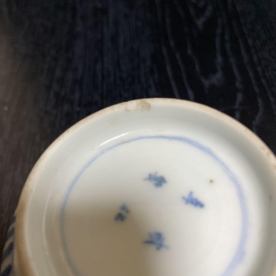 古伊万里　蛸唐草向付　５客揃