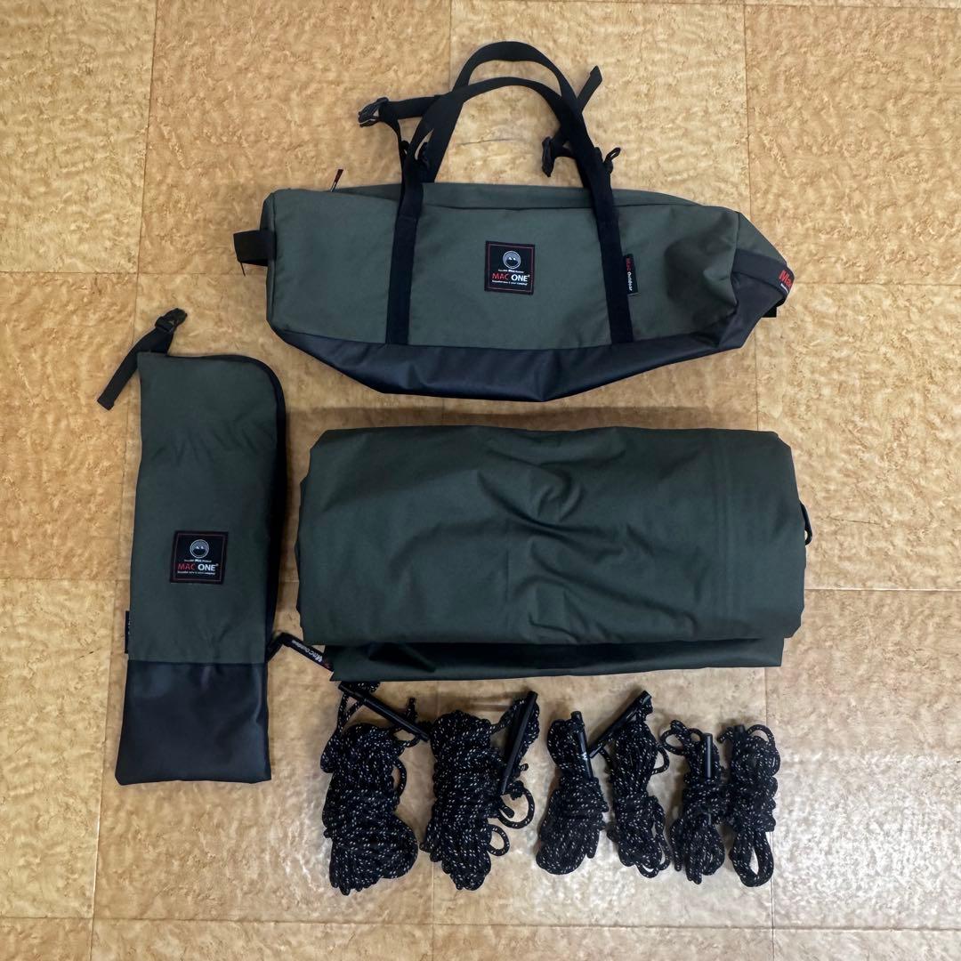 ★お値下げ！超美品！MacOne マックワン　レクタタープ　アームドグリーン L