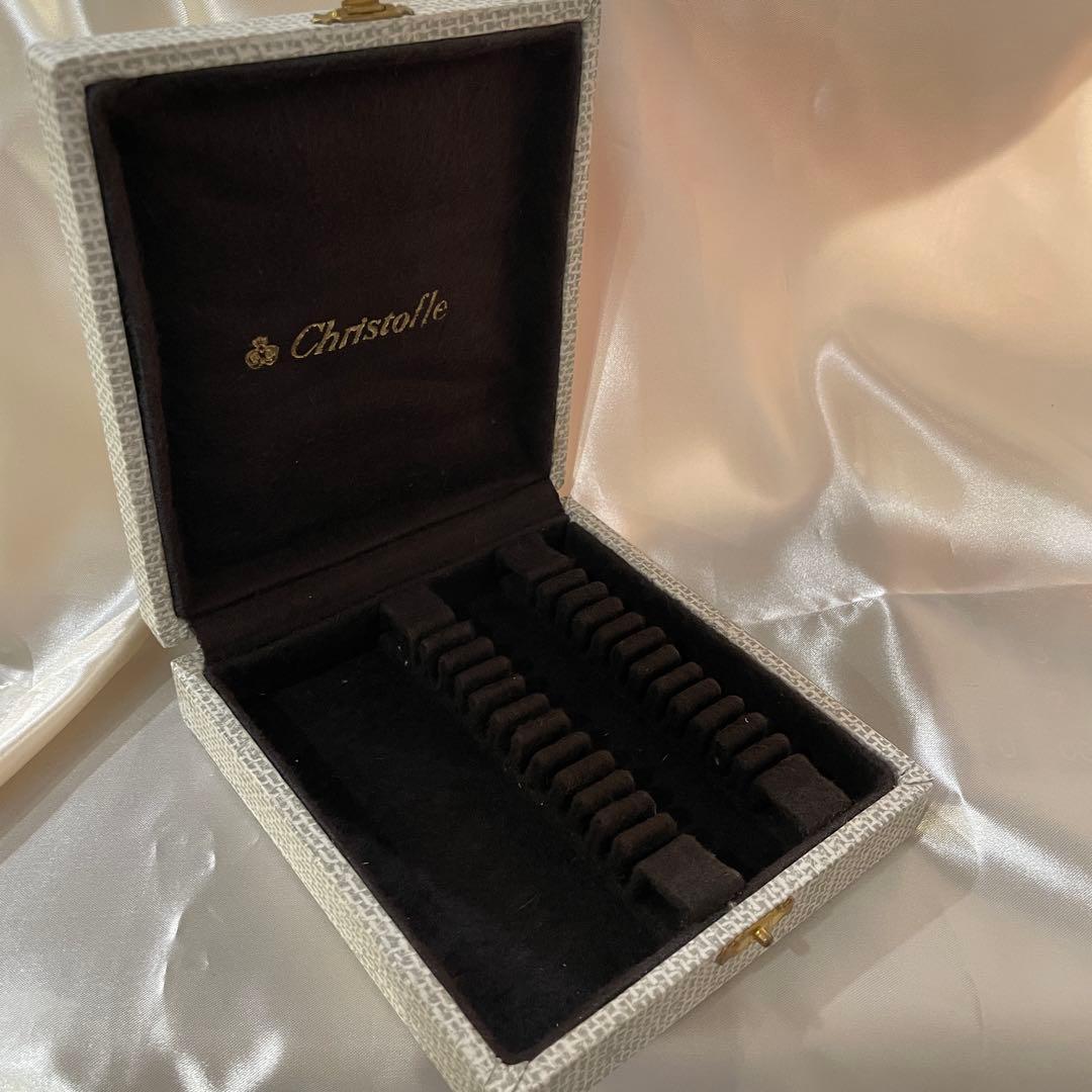 Christofle スプーンセット12本 専用ケース付き クリストフル12cm