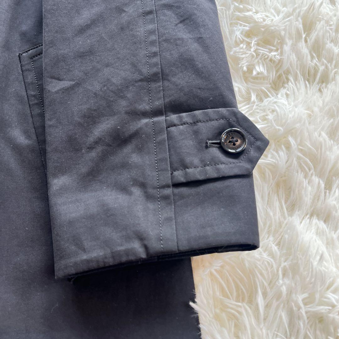 美品　撥水加工　バーバリー　ステンカラーコート　ライナー付き　ノバチェック