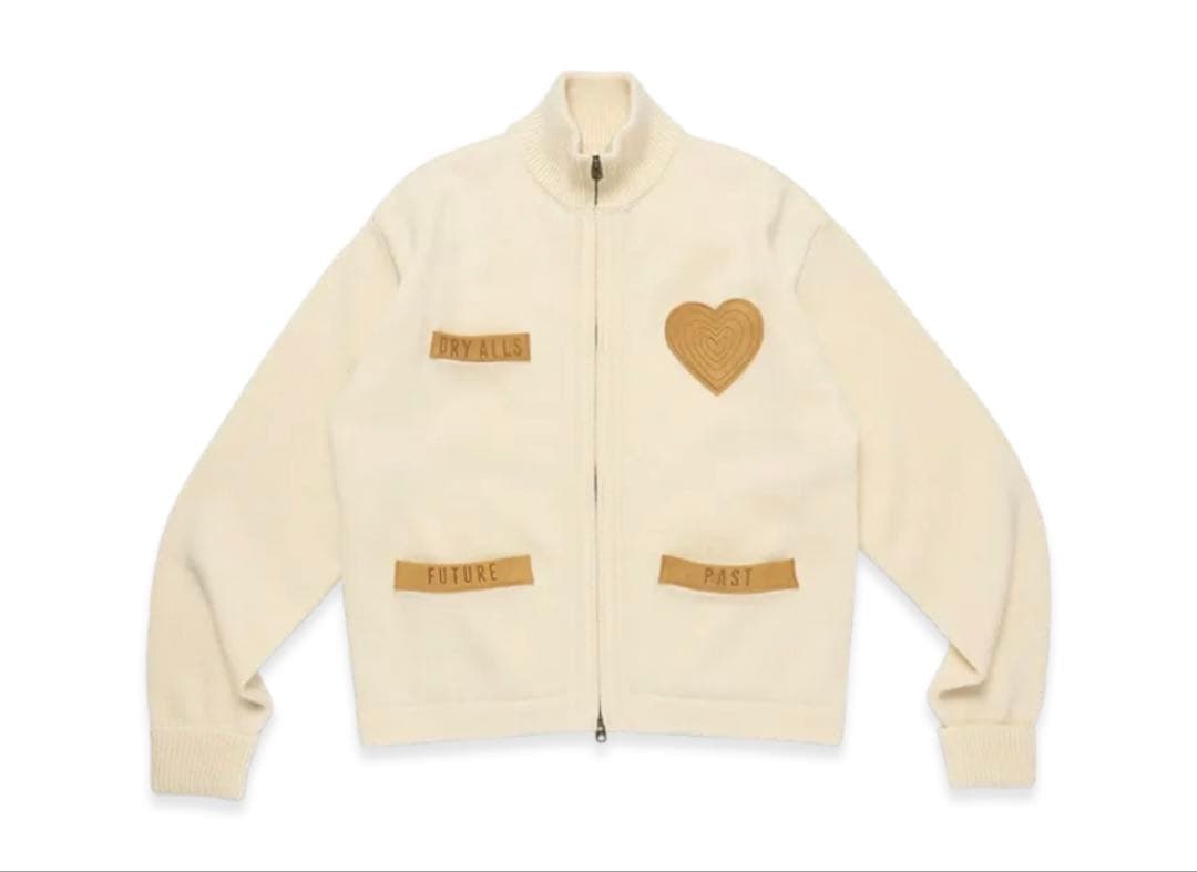 ヒューマンメイド ジップアップ ニット カーディガン \