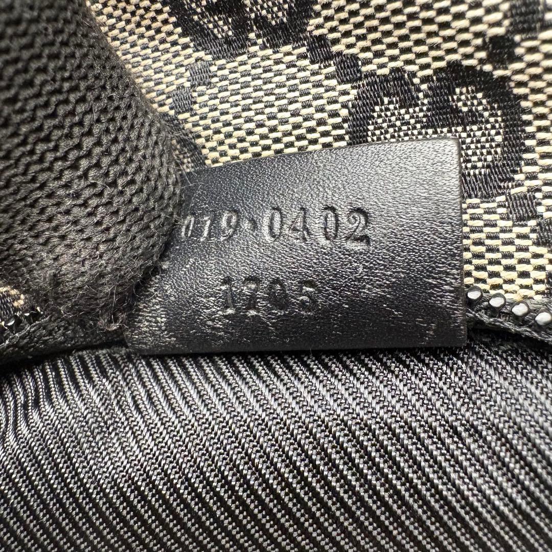 01 美品 GUCCI トートバッグ ハンドバッグ 肩掛け GG柄 fm1