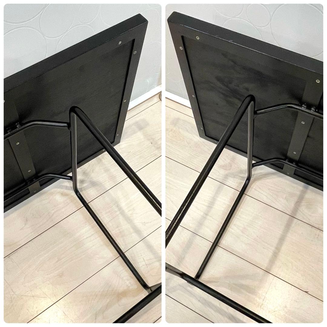 希少・廃盤品【IDEE】マクタンローテーブル 天然石天板 アイアン脚 110㎝