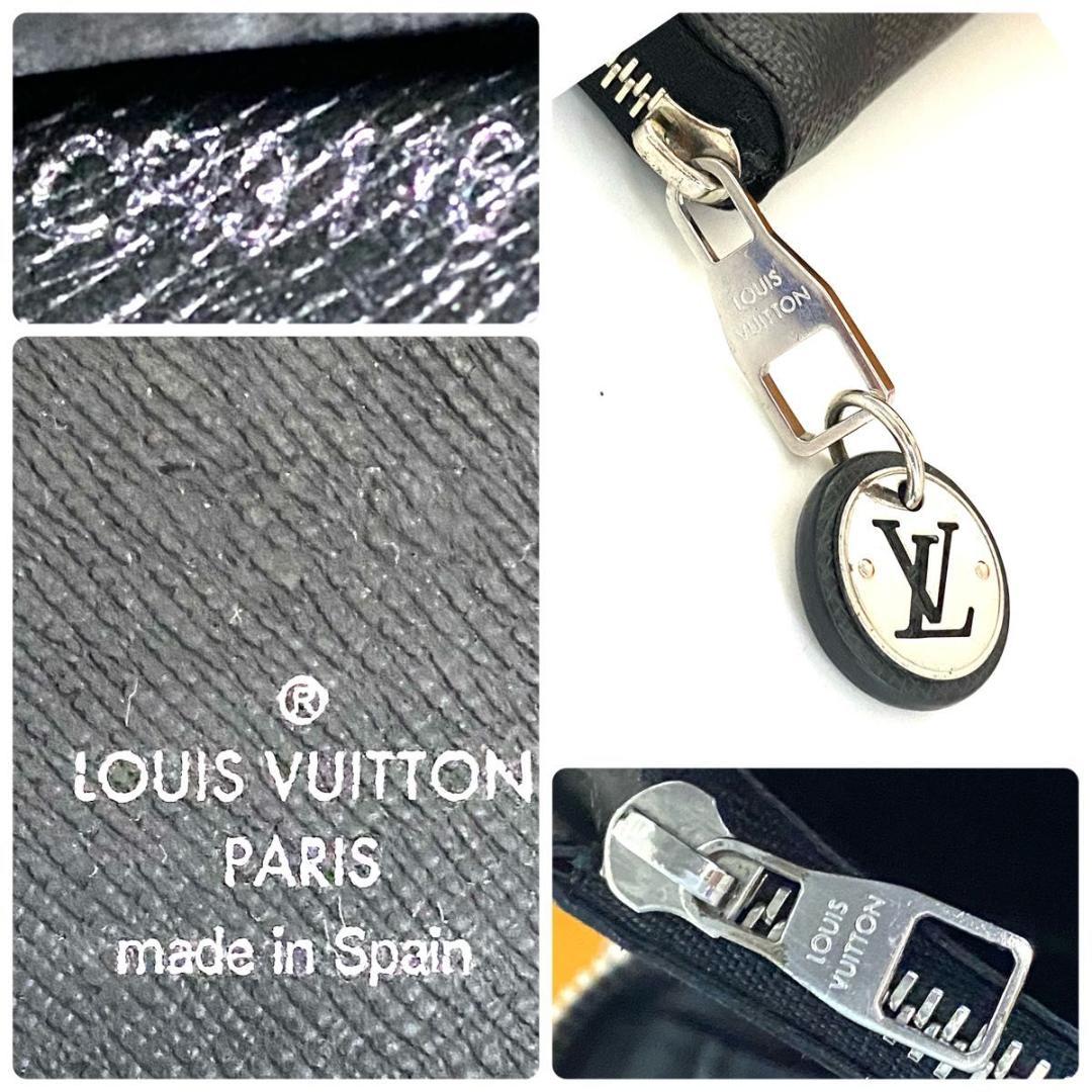 ルイ ヴィトン◎ヴェルティカル ダミエ グラフィット ラウンドファスナー 黒