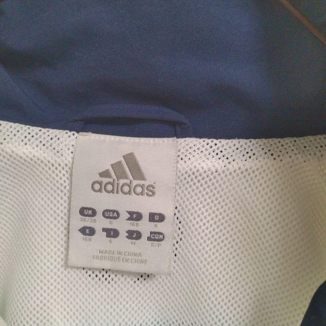 adidas　レアル・マドリードFC　00s　刺繍ロゴ　ウインドブレーカー　上下