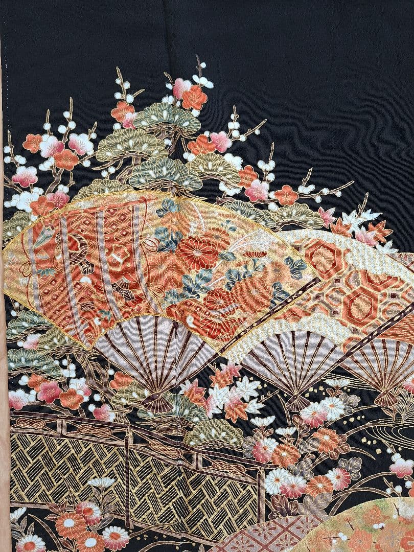 着物リメイクワンピース3640