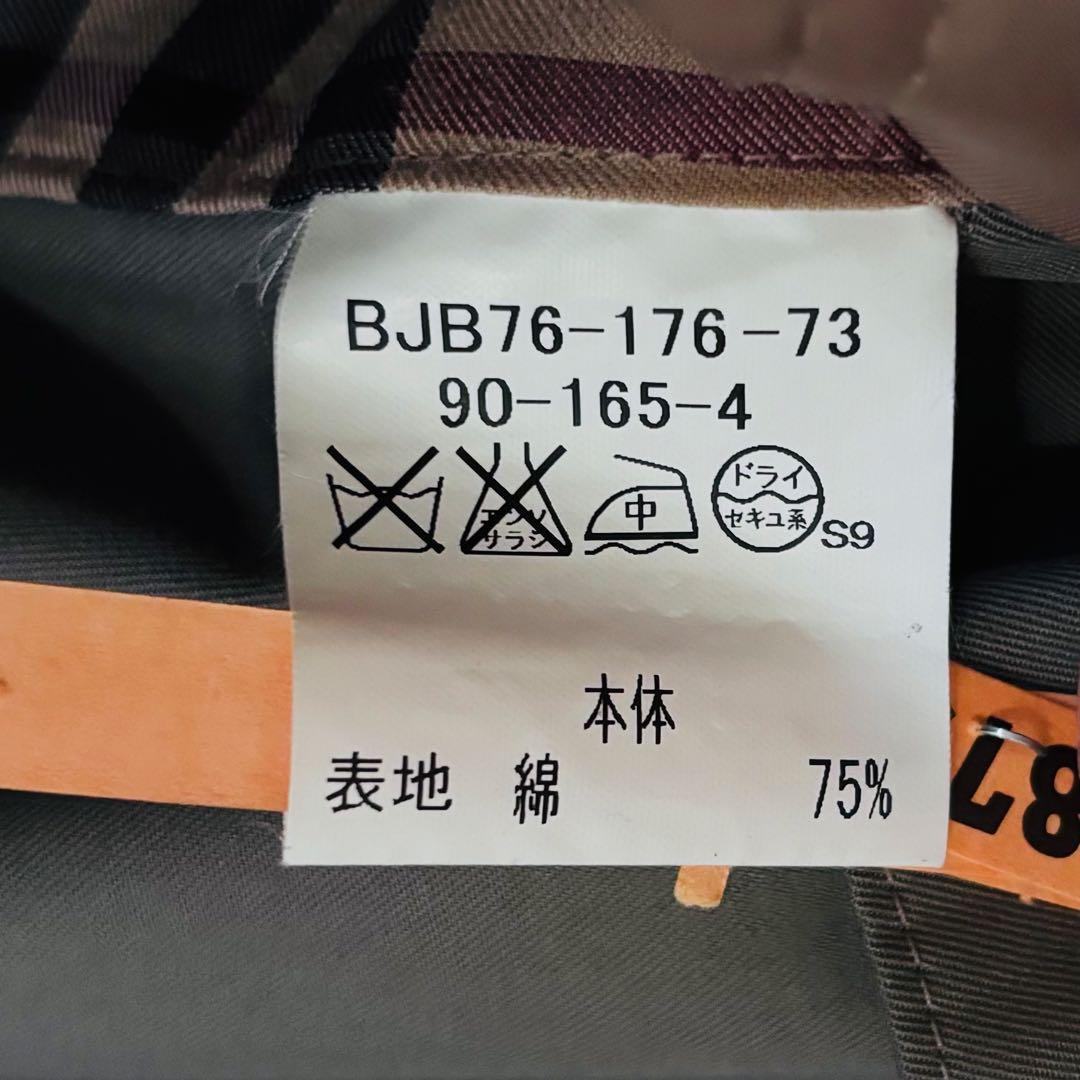 バーバリー ロンドン メンズ ライナー付ステンカラーコート グレー ヴィンテージ