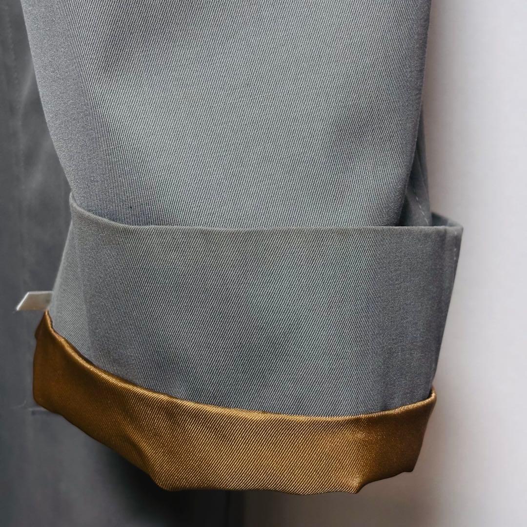 バーバリー ロンドン メンズ ライナー付ステンカラーコート グレー ヴィンテージ