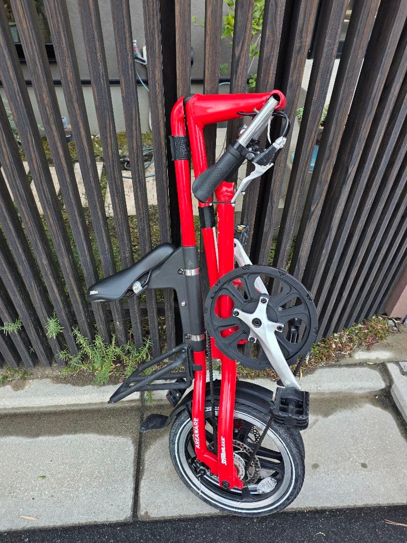 ストライダ　STRIDA　折りたたみ自転車 赤