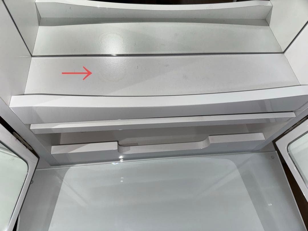 【送料込】NITORI ホワイトドレッサー・鏡台 三面鏡　椅子別売り