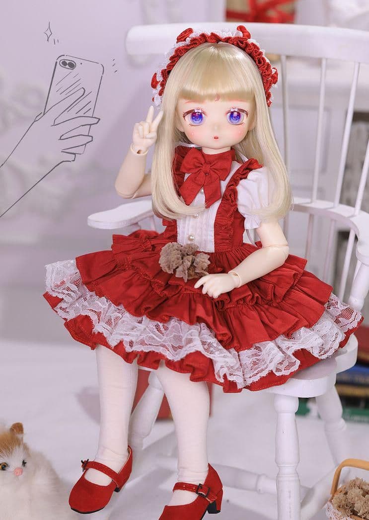 WN29 bjd 1/4 ドール本体 Yurina 球体関節人形 ハンドメイ