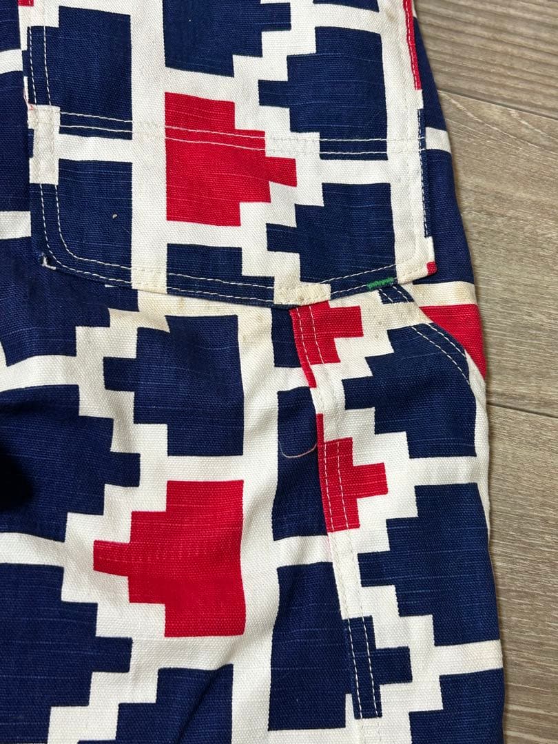 60s 70s ビンテージ オーバーオール 総柄 big smith