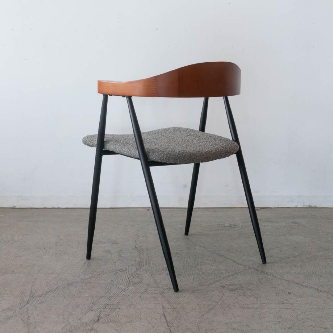 アームチェア ビーチ材　アイアン