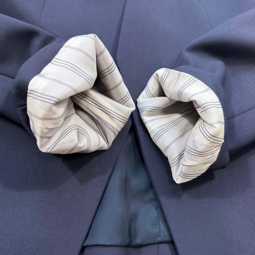 極美品 Theory TAILOR 近年 現行タグ ノーカラー パンツスーツ