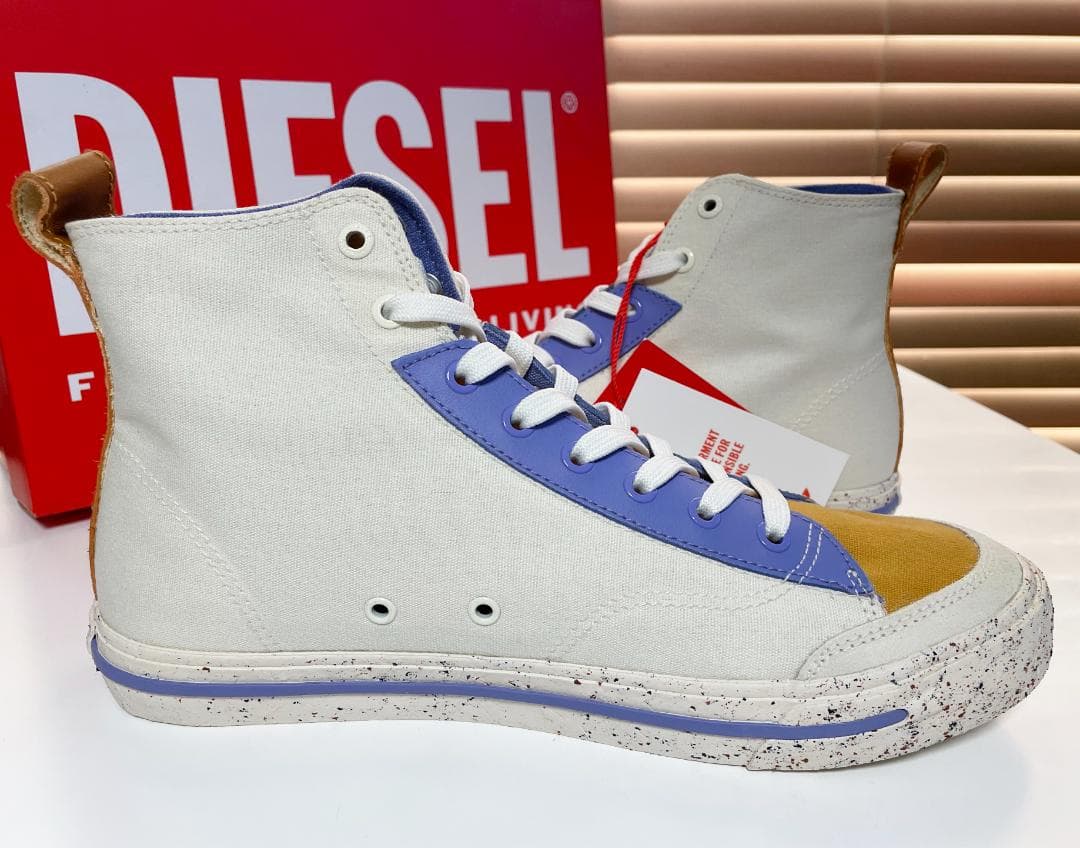 だ*て様 ★新品 DIESEL ディーゼル キャンバス ミッドカット スニーカー