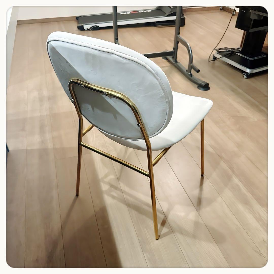 フランフラン　ピンク　ベル　チェア　椅子　ゴールド