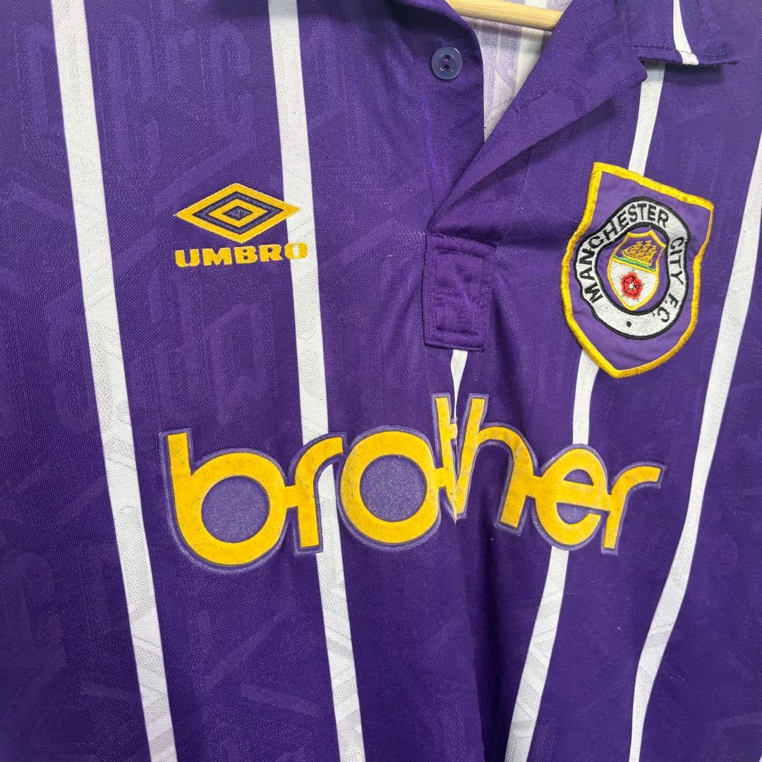 oasis マンチェスターシティ ユニフォーム 92/94 away 90s