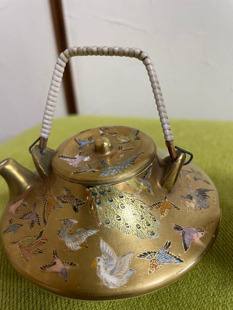 薩摩焼　ミニ銚子　徳利　玄山銘