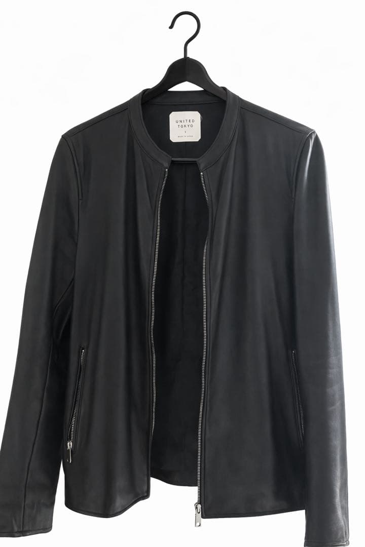 美品 UNITED TOKYO ラム レザージャケット 3 Lサイズ