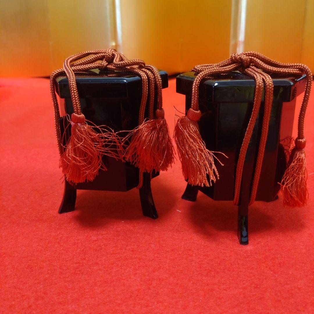 【雛蔵】貝桶10.5cm木製・国産品09