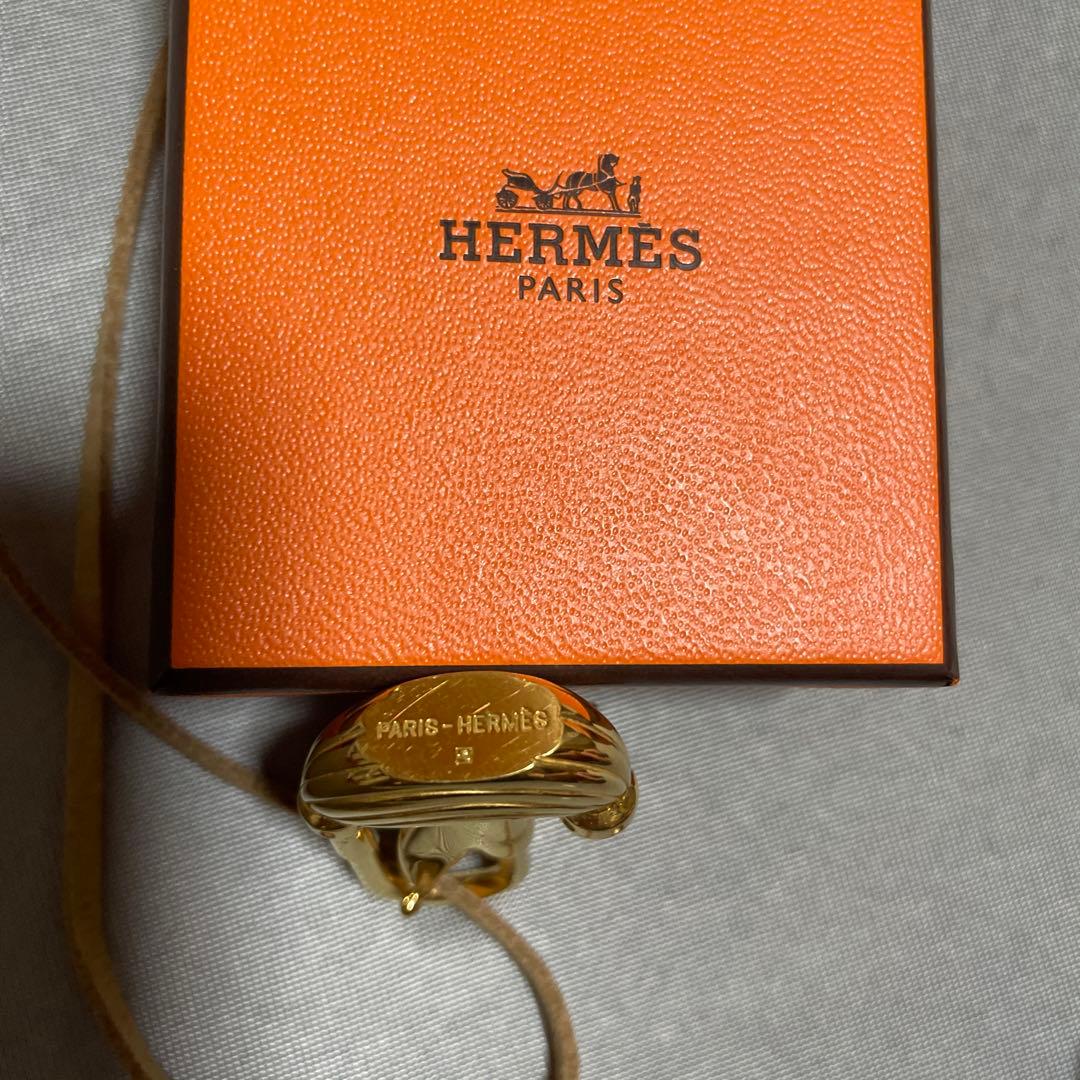 美品！HERMES エルメス パリの空気 パリの風 帆船 カデナチャームゴールド