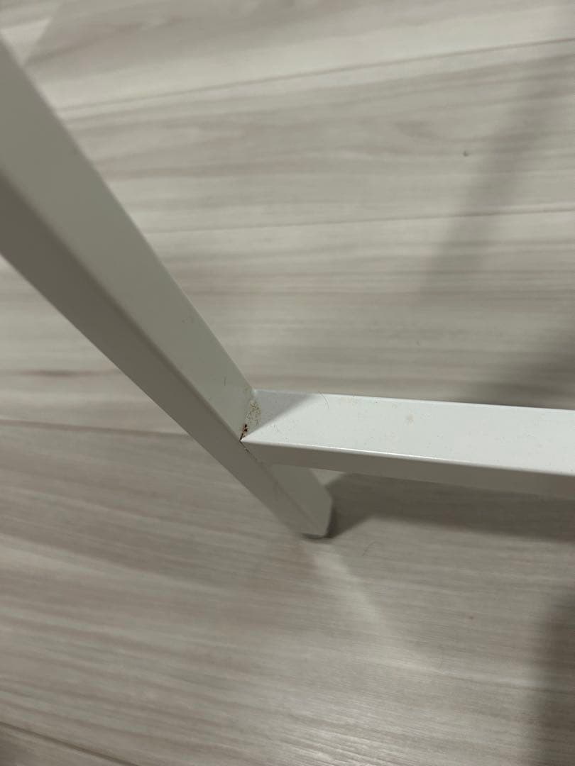 IKEA VITTSJÖ ヴィットショー デスク 机 ホワイト廃盤 ガラス 直接