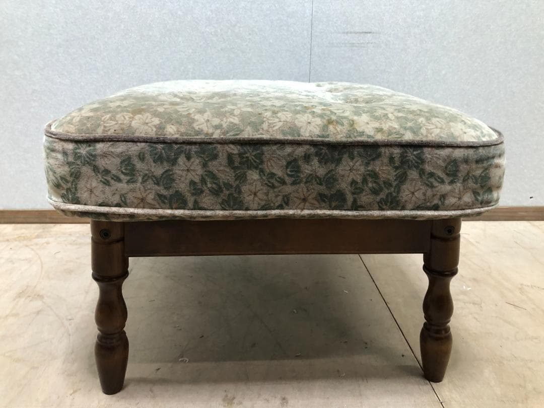 【希少・ヴィンテージ】 カリモク家具　karimoku オットマン　75035-