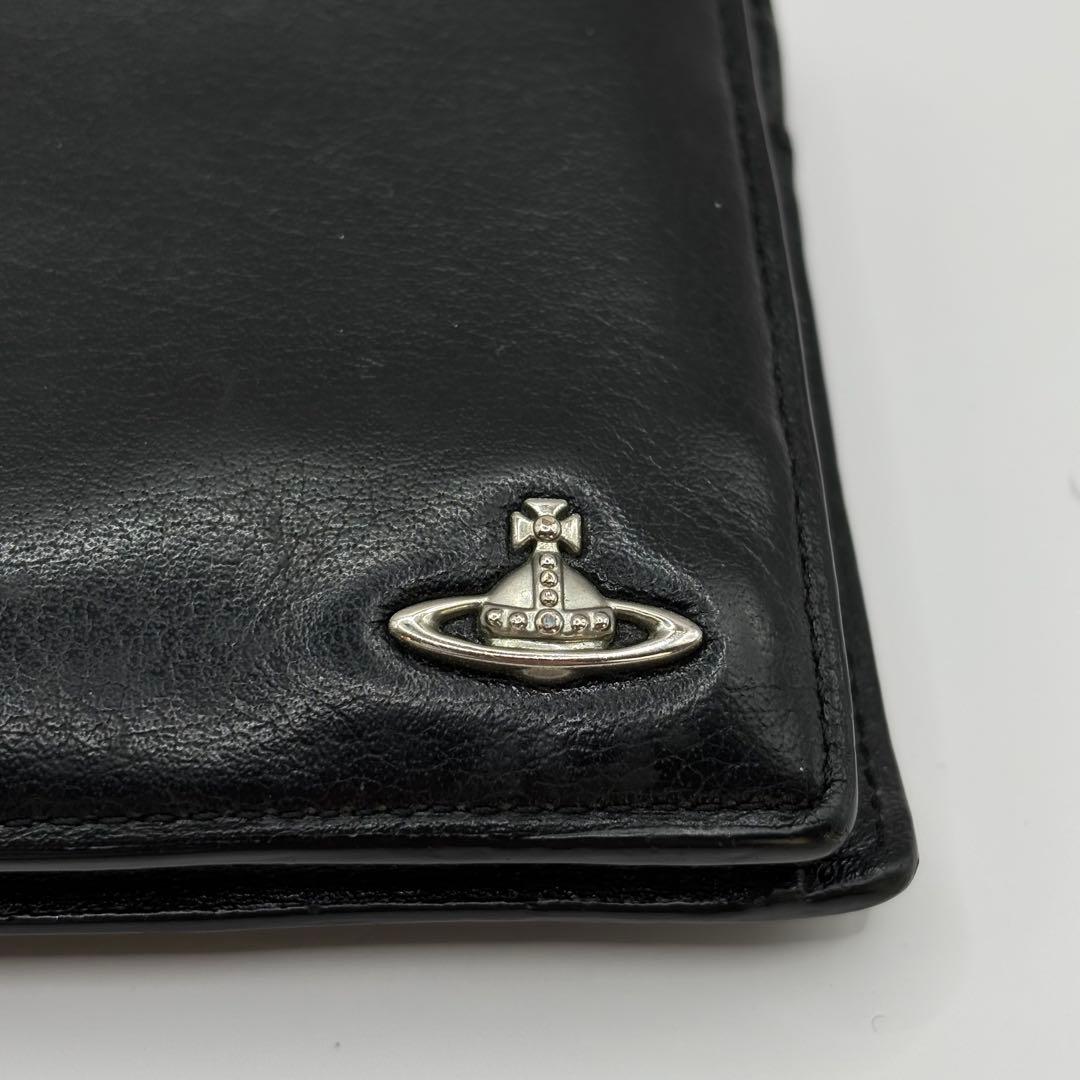vivienne westwood 二つ折り財布　ブラック　コンパクト　財布
