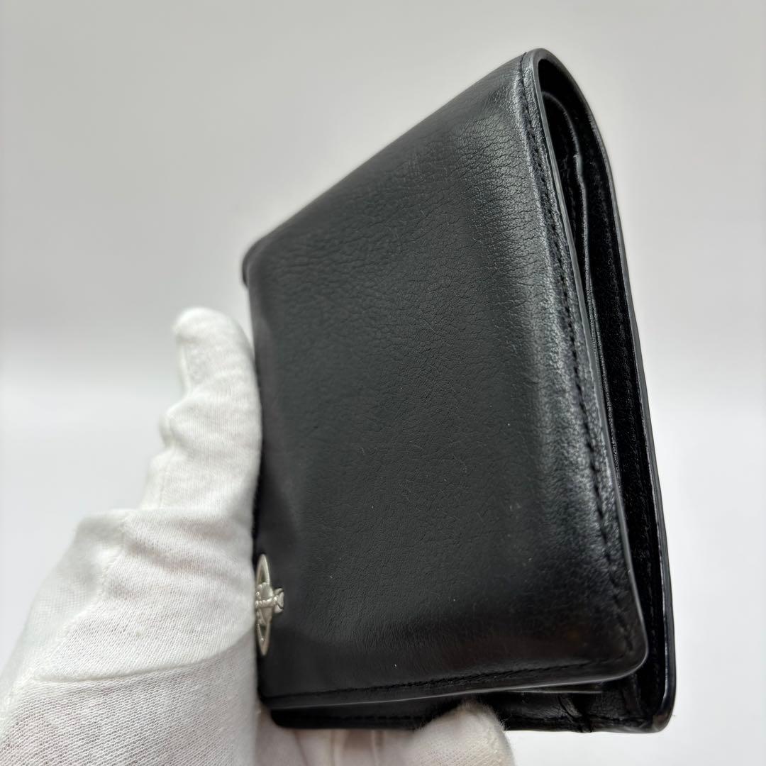 vivienne westwood 二つ折り財布　ブラック　コンパクト　財布
