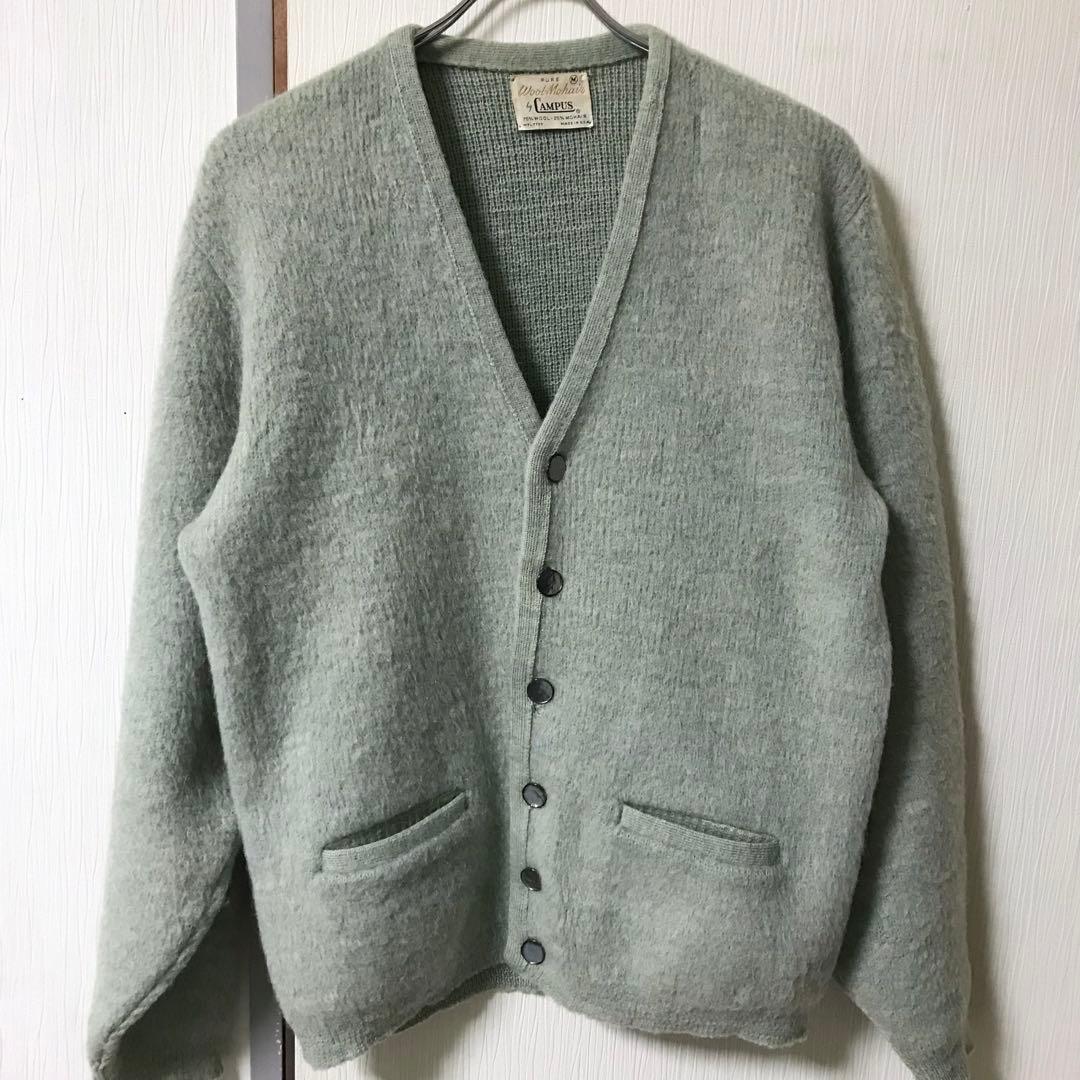 【期間限定】60s Campus モヘア カーディガン カート