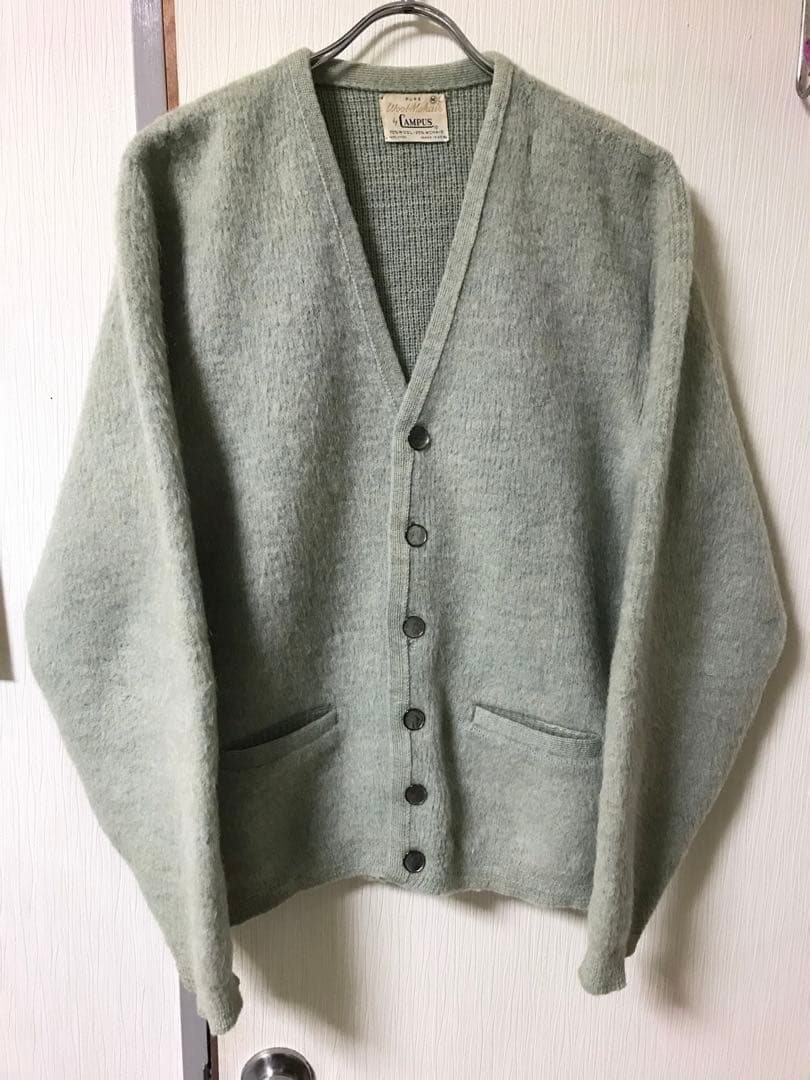 【期間限定】60s Campus モヘア カーディガン カート