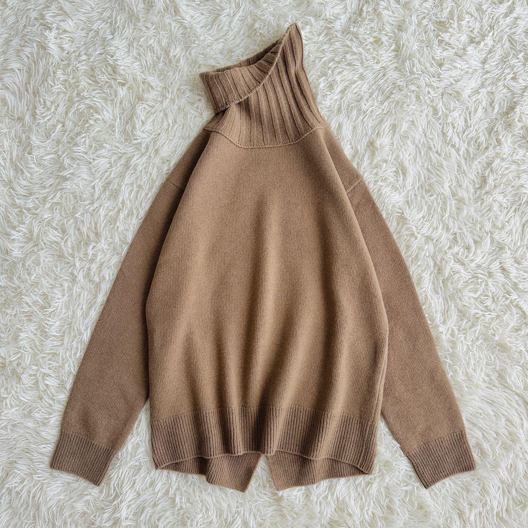 【極美品】Deuxieme Classe JADEタートルニット ブラウン