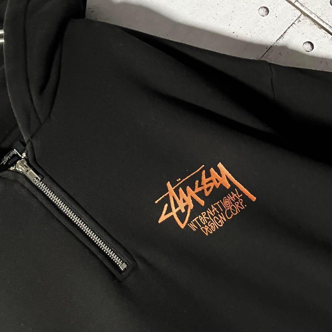 【日本未発売】ステューシー☆AU限定ハーフジップスウェットパーカーXL相当