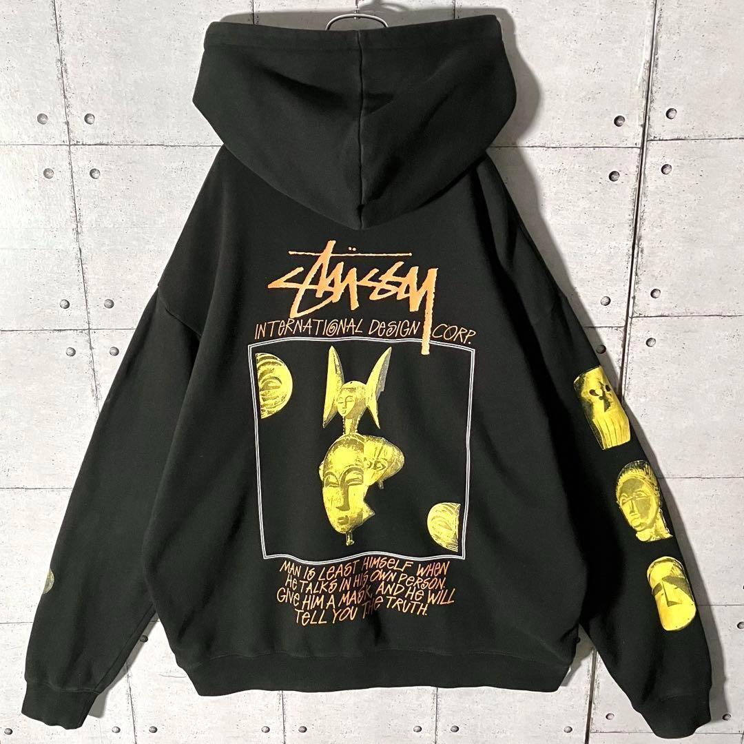 【日本未発売】ステューシー☆AU限定ハーフジップスウェットパーカーXL相当