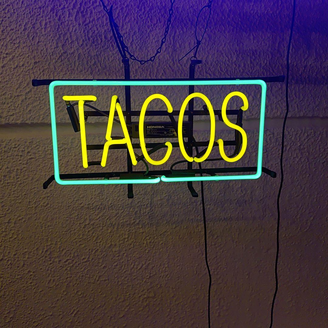 本物　ネオン管　TACOS