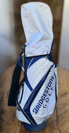 送料無料/美品BRIDGESTONE GOLF -ブリヂストンゴルフWHITE