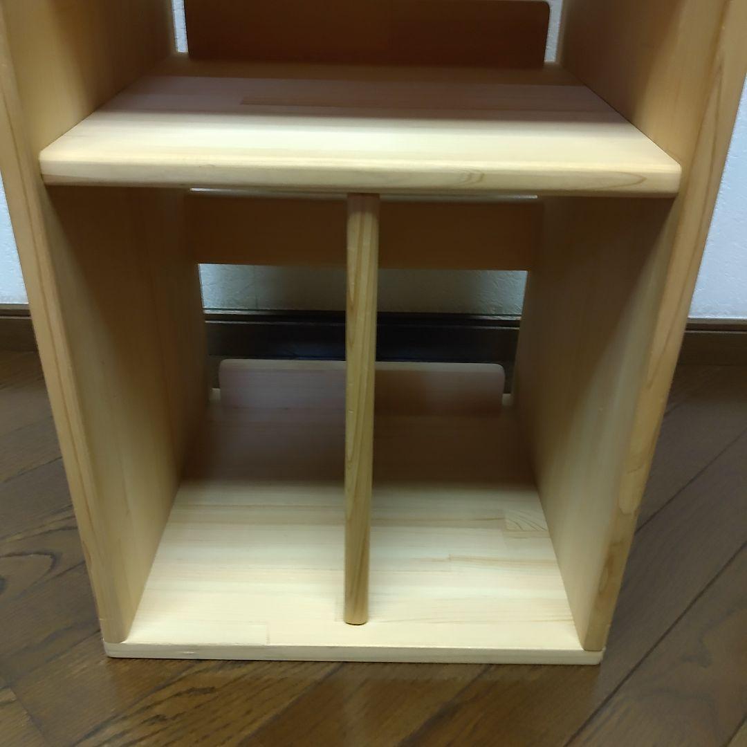 木遊舎 ひのき学び楽（まなびラック）大　完成品でお届け 収納棚　送料無料
