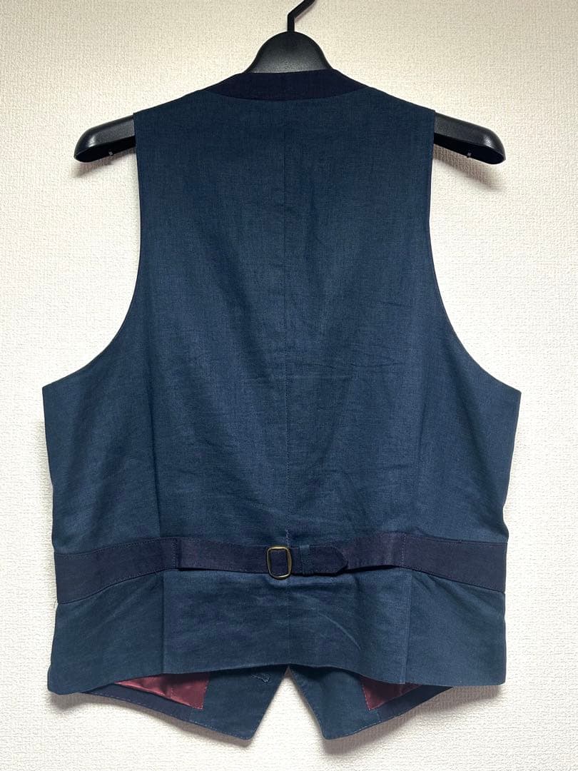 モ*カ様 【最高級】✨️ポールスミスコレクション ✨️花刺繍 リネンジレ ベスト