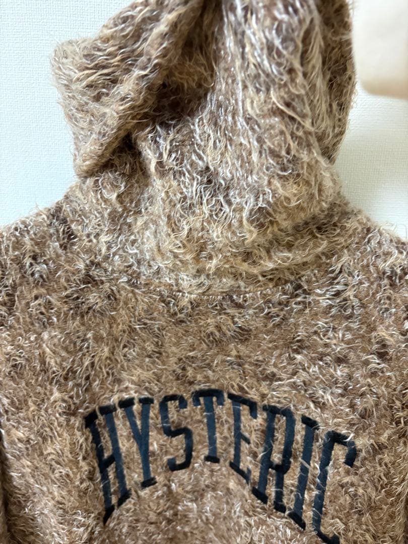 ヒステリックグラマー　VARSITY LOGO刺繍オフタートルプルオーバー