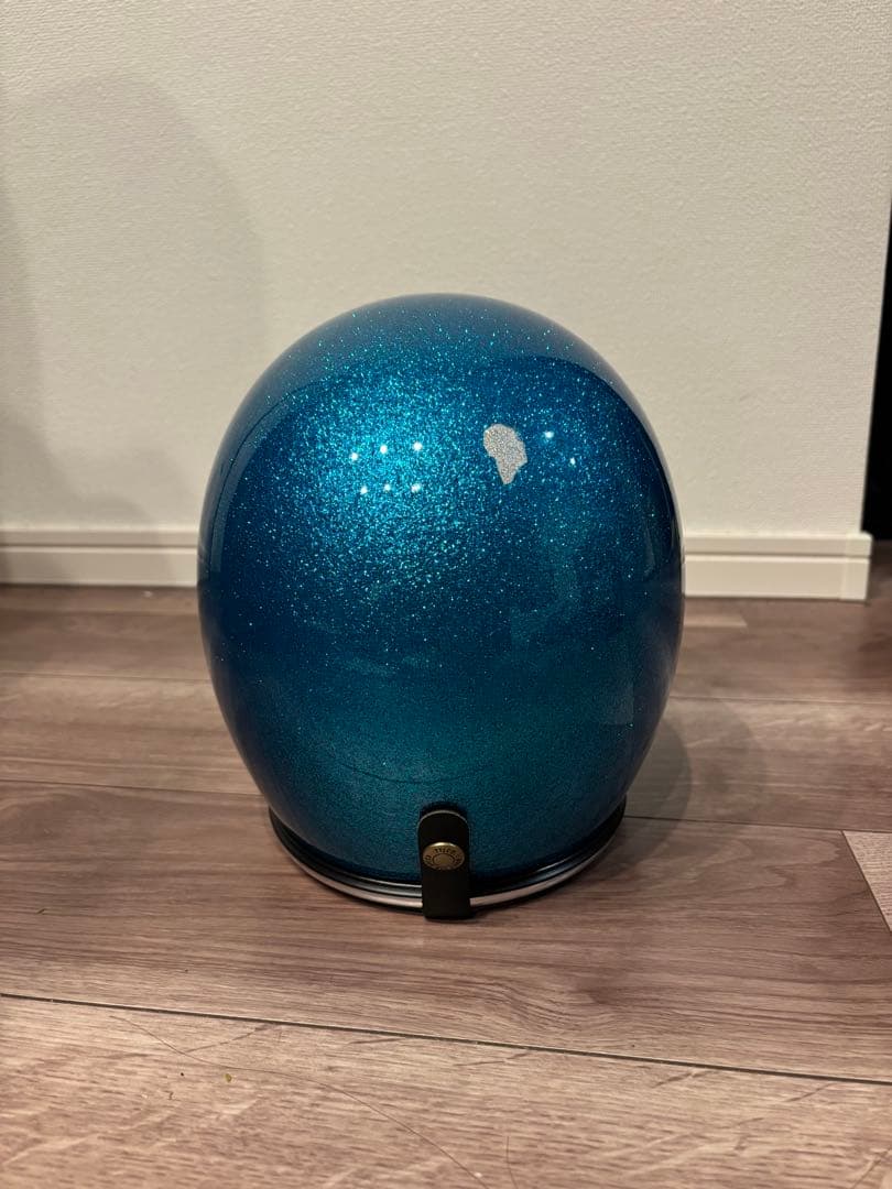 TT&CO 500TX ジェットヘルメットギンギラセブンティーンズ ライトブルー