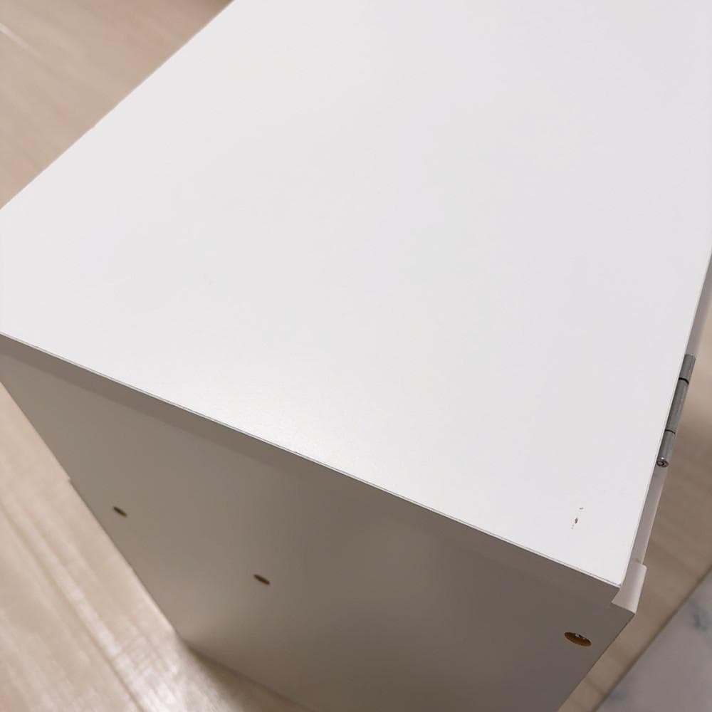 コンパクトドレッサー♡ホワイト♡完成品♡大容量♡