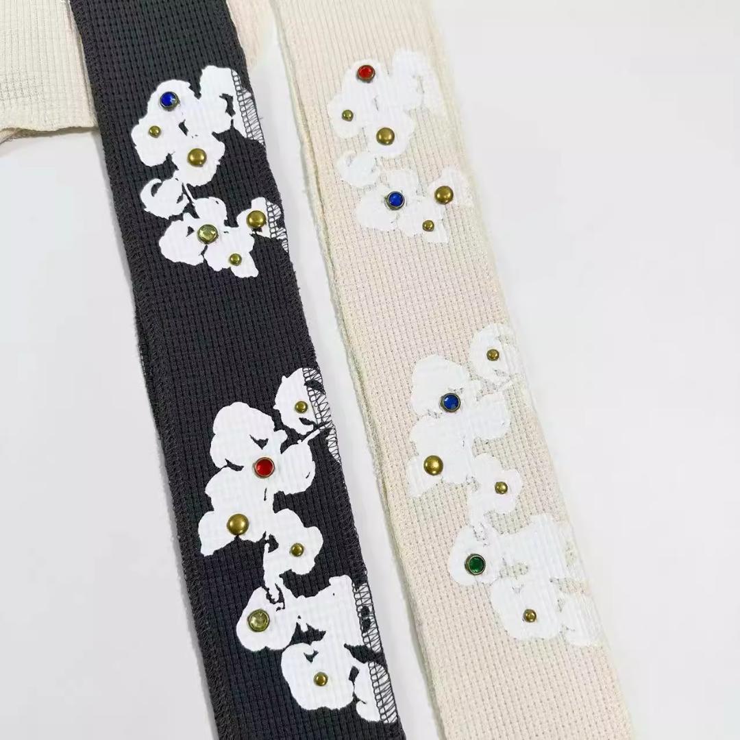 DENIM TEARS Rhinestone Du Rag　オフホワイト