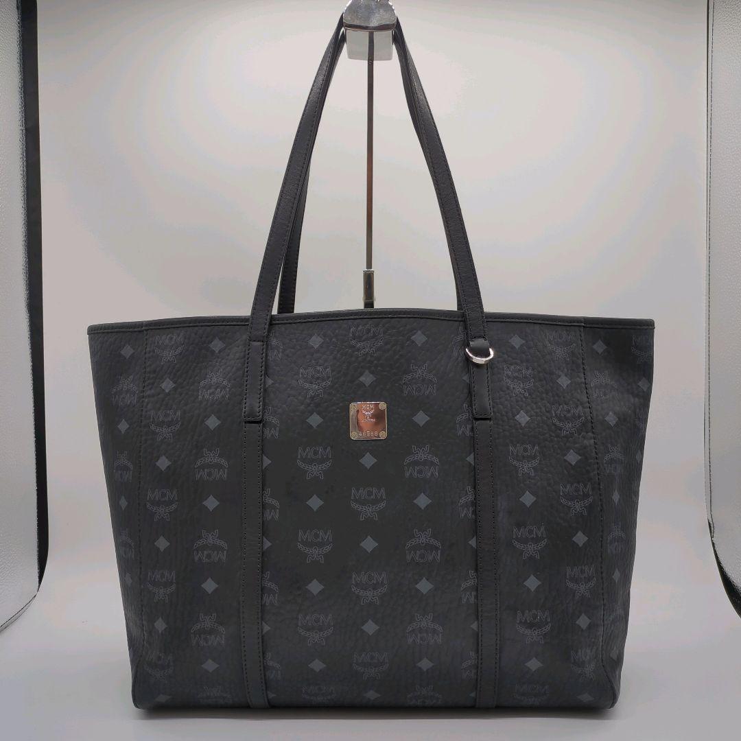 【人気モデル・美品】エムシーエム☆トートバッグ レザー ビジネス A4収納可能