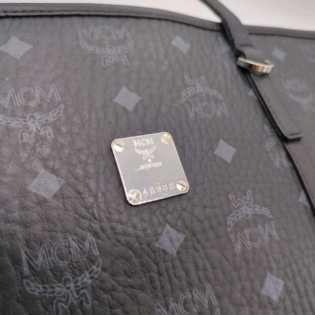 【人気モデル・美品】エムシーエム☆トートバッグ レザー ビジネス A4収納可能