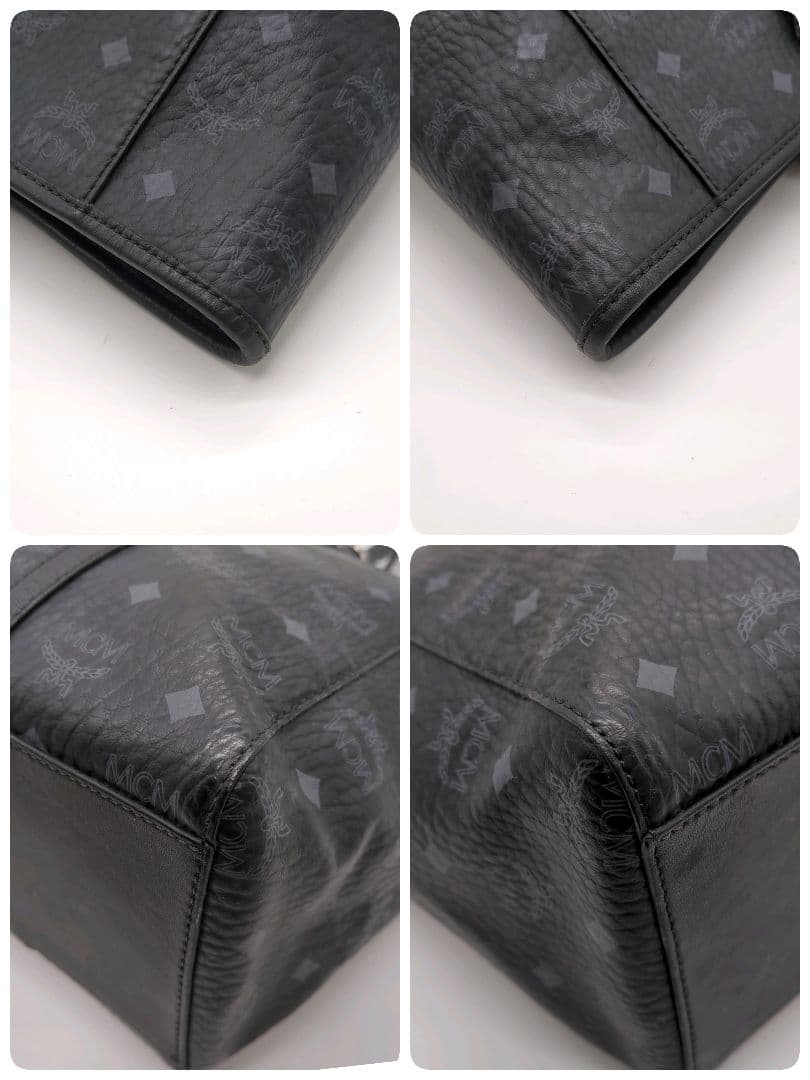 【人気モデル・美品】エムシーエム☆トートバッグ レザー ビジネス A4収納可能