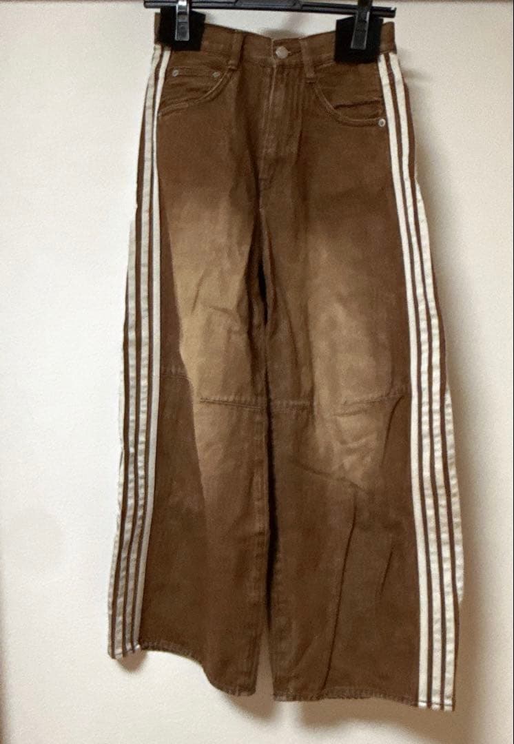 THE TOE ザトゥー　Emirates track denim pants
