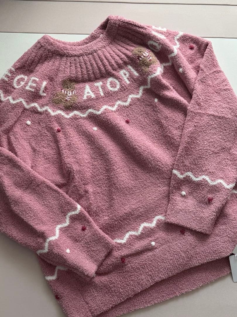 ジェラートピケ　ノルディックプルオーバー　限定　ピンク