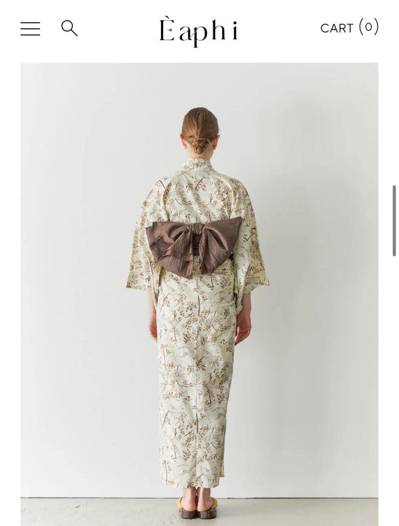 eaphi 浴衣　BOTANICAL MOTIF YUKATA