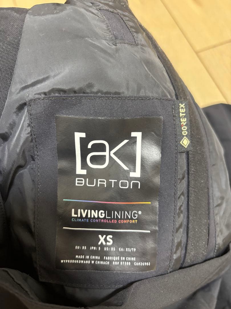ak Burton ゴアテックススノーボード ビブパン