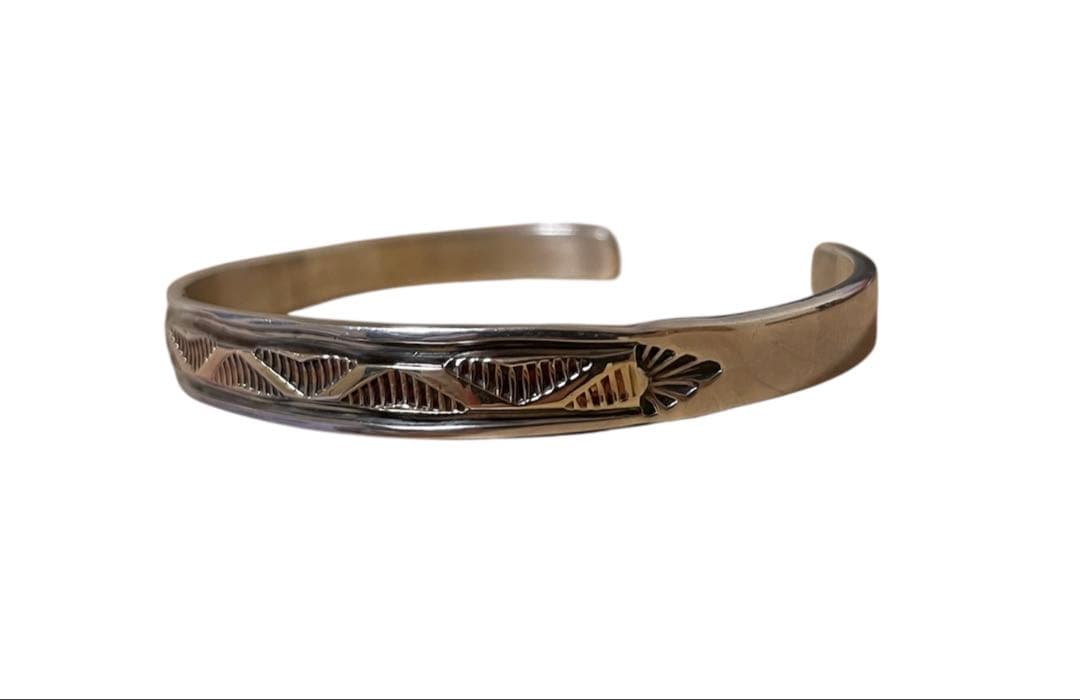 希少ブルースモーガン14K×SILVER バングル　即購入可